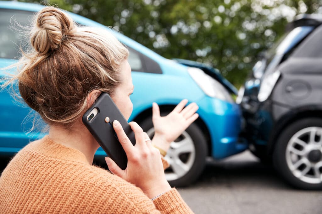 cell phone auto injury